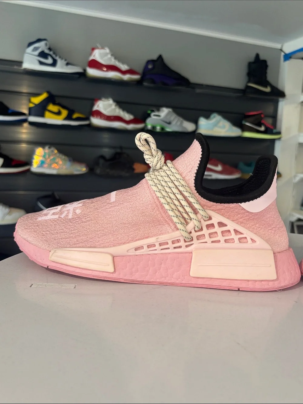 Pharrell X Addidas NMD Human Race ’pink’ Mens Size 10